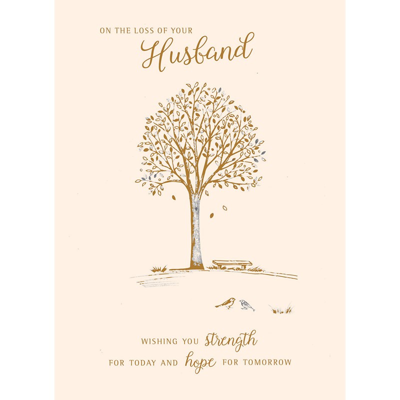 Sympathy Card - Tree (Husband)