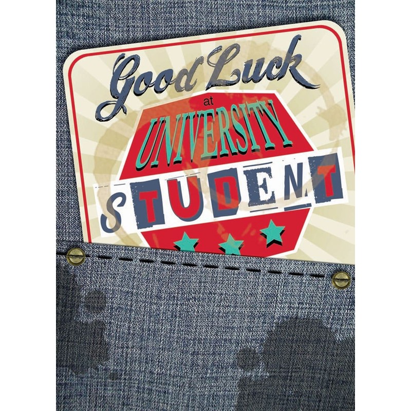 Good Luck Card - Student Beer Mat