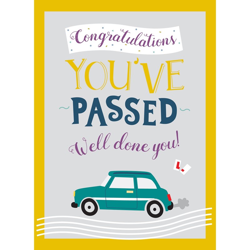 Congratulations Card  - Driving Test