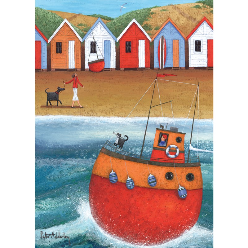 Peter Adderley Stationery - Notecard Pack A Walk On The Beach