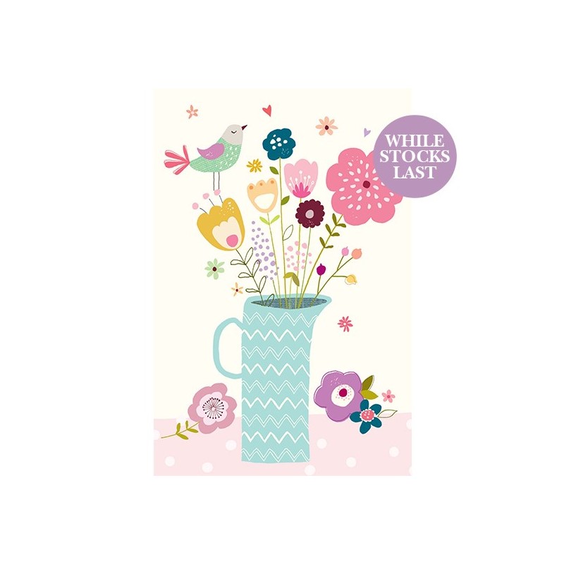 Dinkies Mini Card - Flower Vase
