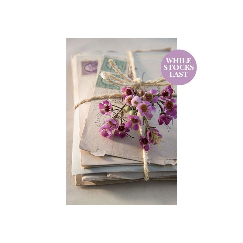 Dinkies Mini Card - Bouquet & Vintage Letters