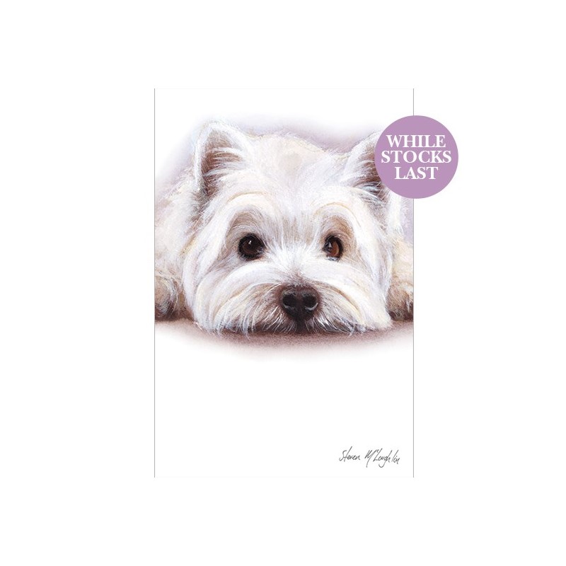 Dinkies Mini Card - Cute Westie