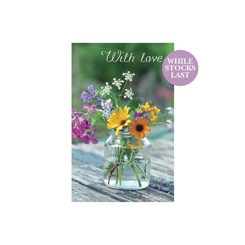 Dinkies Mini Card - Flower Jar