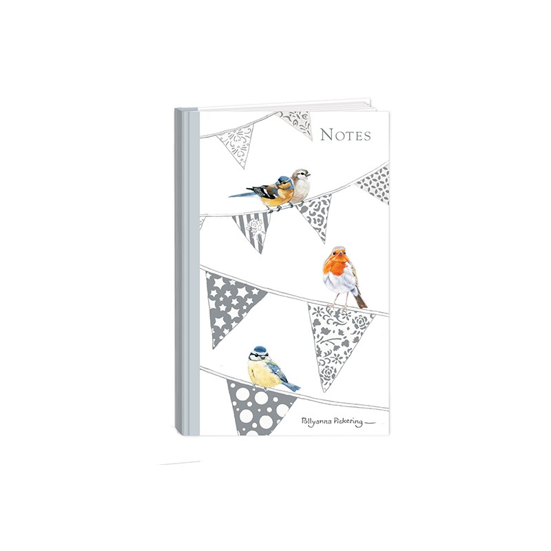 Pollyanna Pickering Stationery - Hardcover Notebook (A6 - Garden Birds)