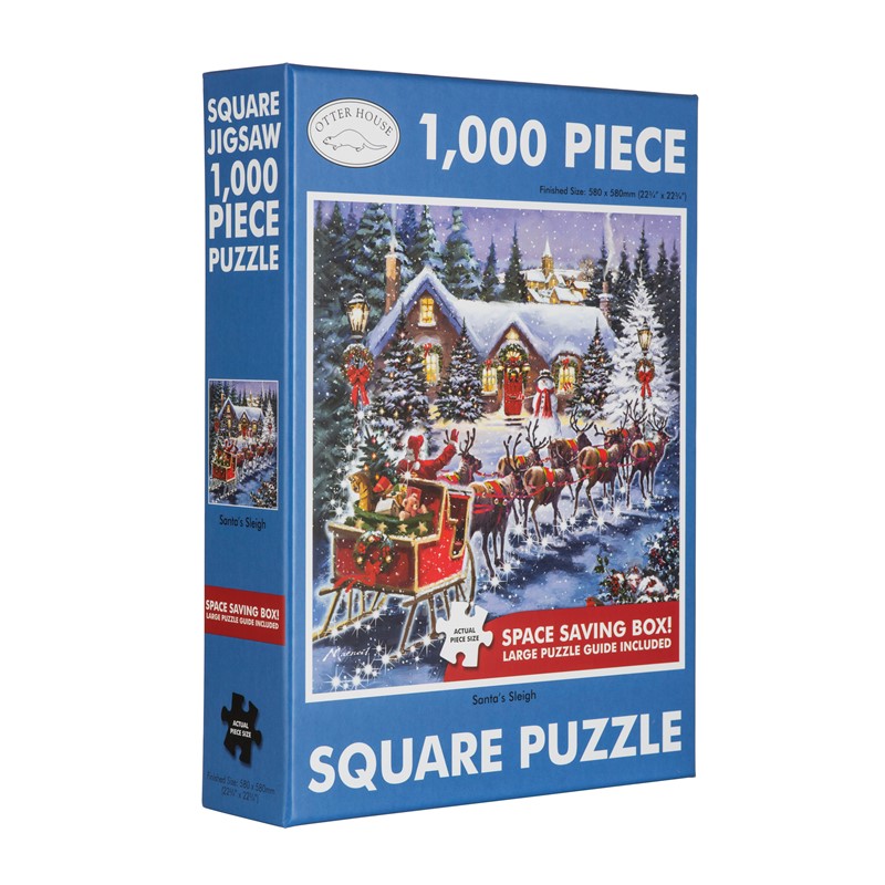 Square Jigsaw - Santa's Sleigh