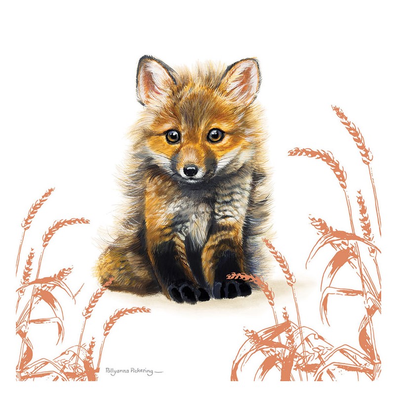 Pollyanna Pickering Countryside Collection Card - Fox Cub