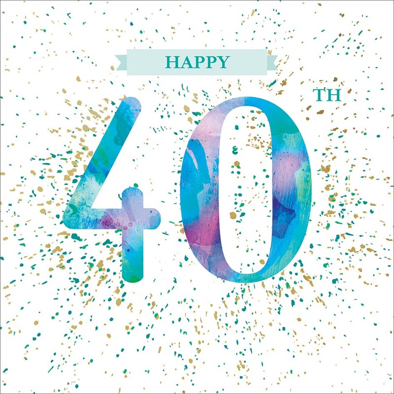 Age To Celebrate Card - 40