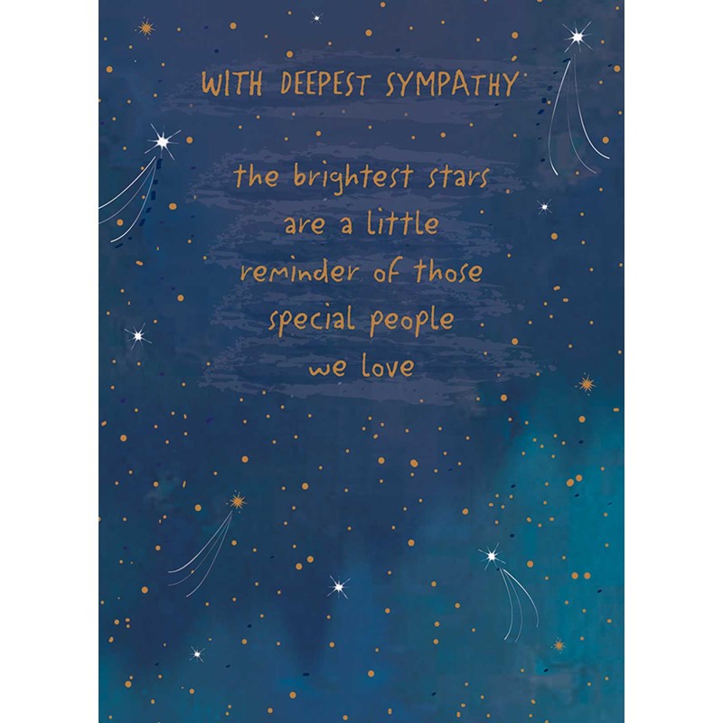 Sympathy Card - Brightest Stars