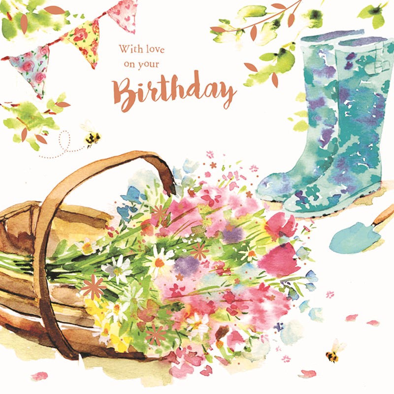Birthday Treats Card Collection - Gardening