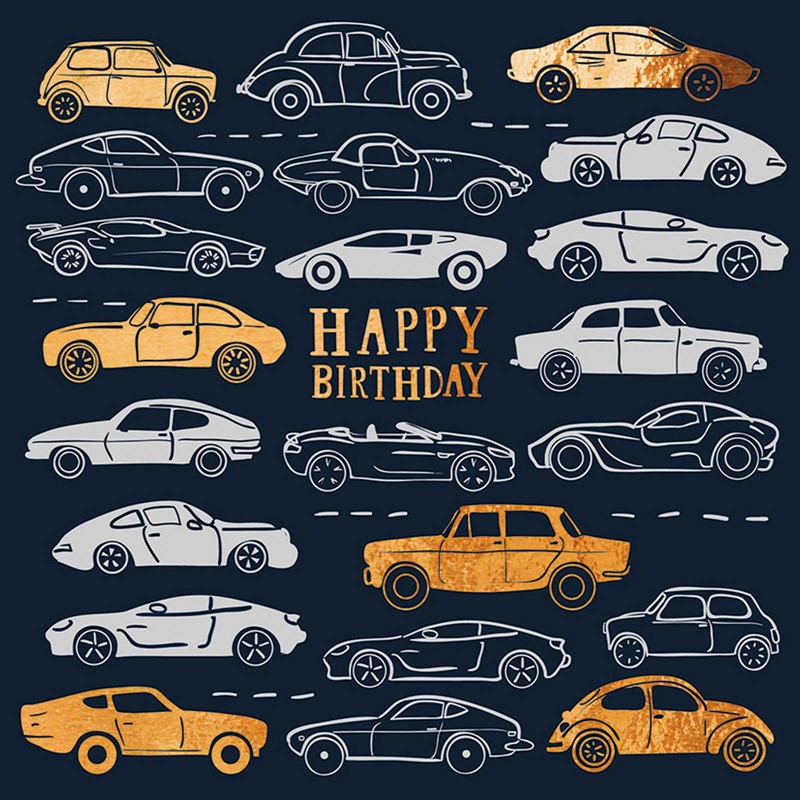 Man Of The Moment Card Collection - Birthday Cars