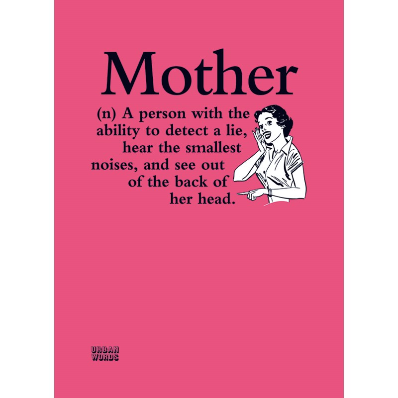 Urban Words Card Collection - Mother