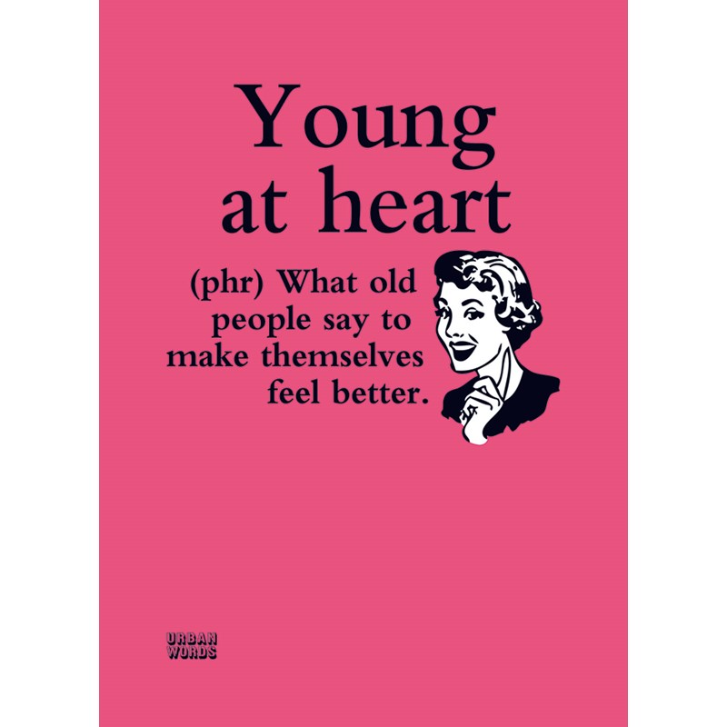 Urban Words Card Collection - Young At Heart