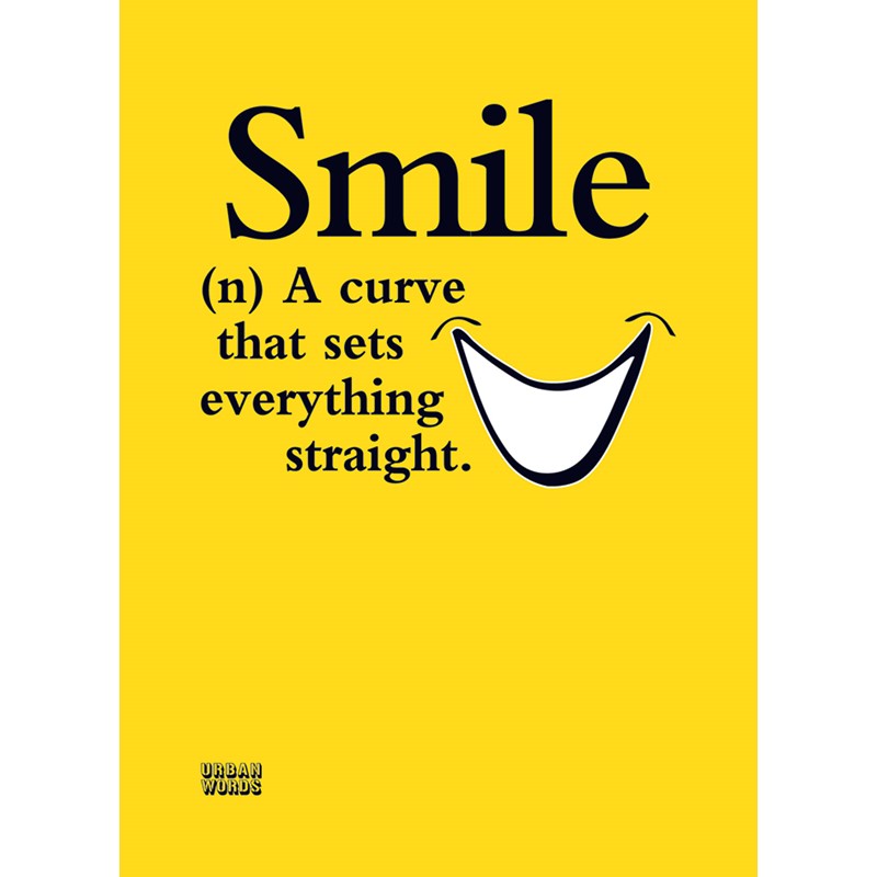 Urban Words Card Collection - Smile