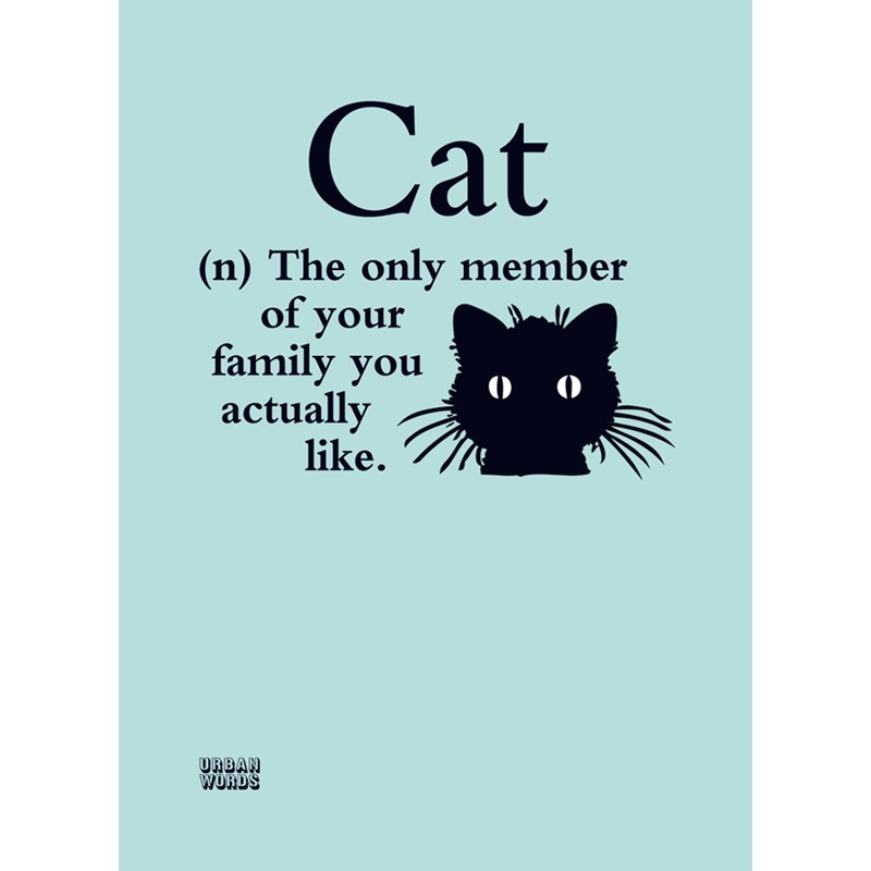 Urban Words Card Collection - Cat