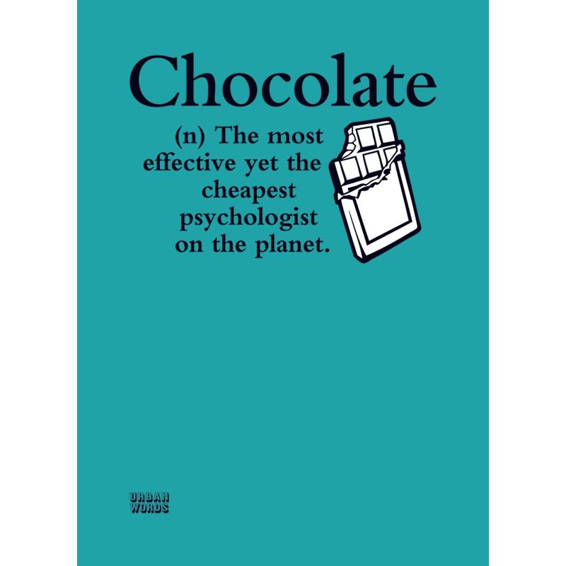 Urban Words Card Collection - Chocolate