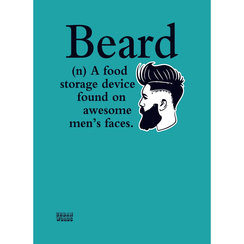 Urban Words Card Collection - Beard