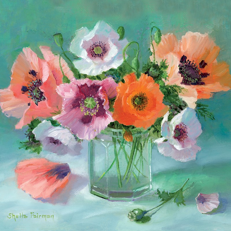 Quayside Gallery Card Collection - Poppies