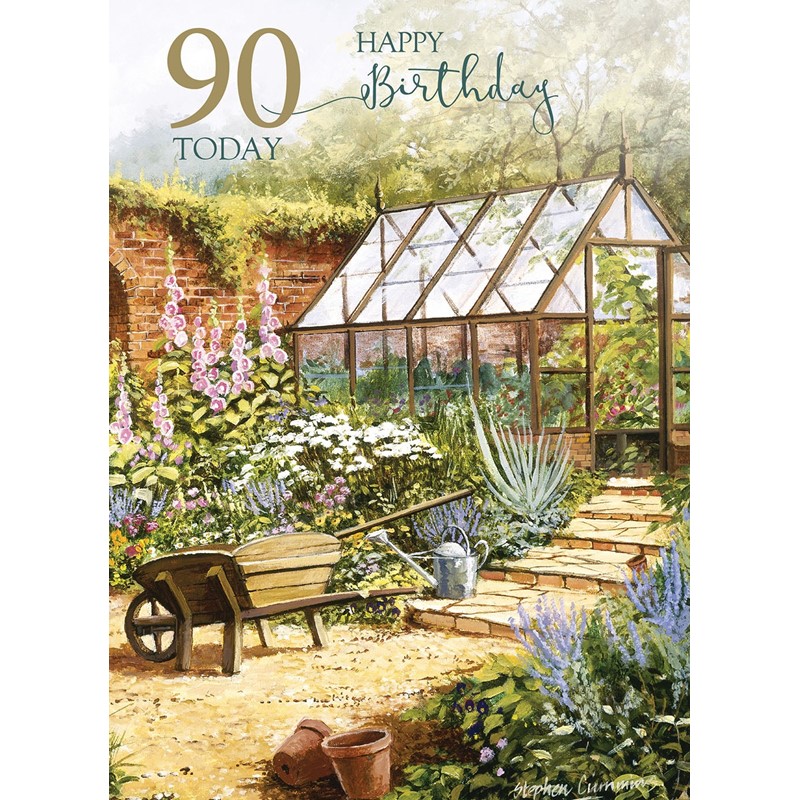 Age To Celebrate Card - 90 - Greenhouse