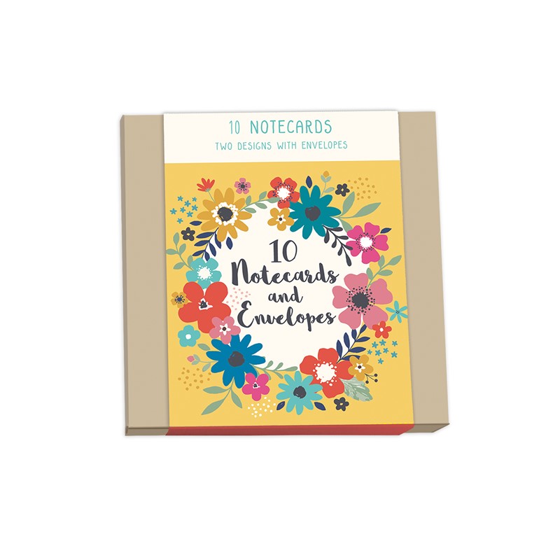 Bohemia Stationery - Square Notecard Pack (10 Cards)