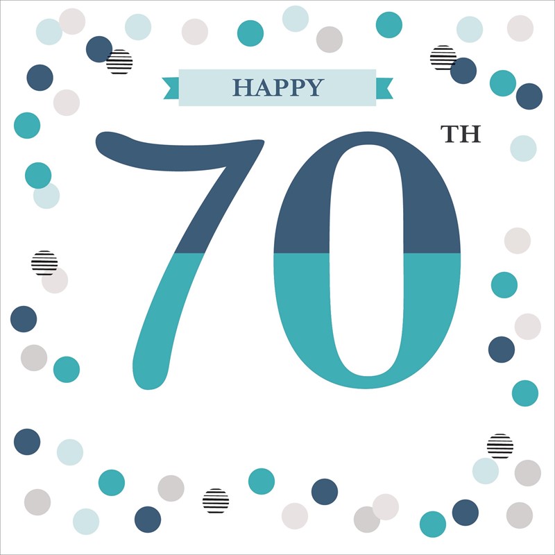 Age To Celebrate Card - 70
