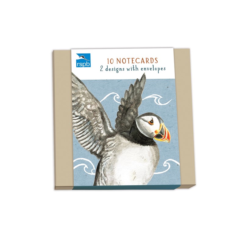 RSPB - In The Wild Stationery - Square Notecard Pack (10 Card Pack) - Water Birds