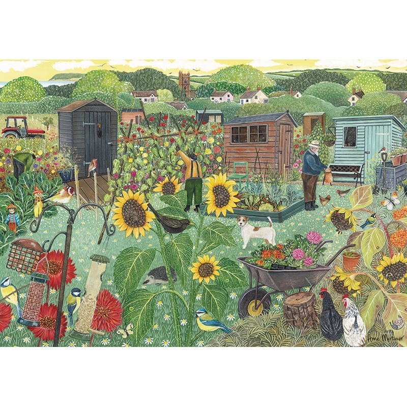 Up the Allotment - 1000 Piece Jigsaw Puzzle