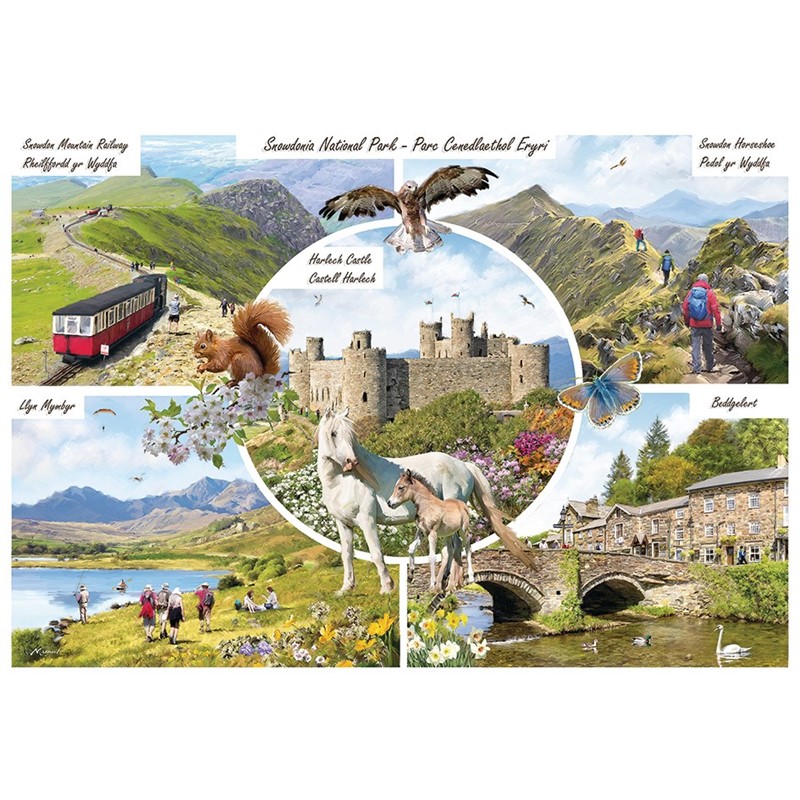 Snowdonia National Park - 1000 Piece Jigsaw Puzzle