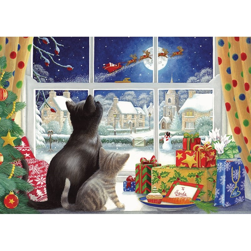 Waiting for Santa - 1000 Piece Jigsaw Puzzle