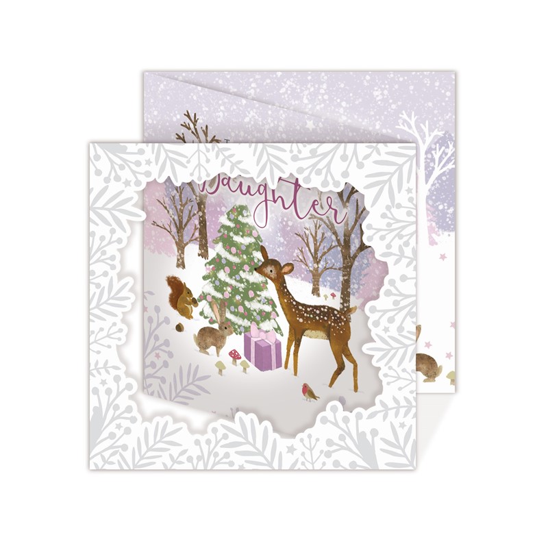 Christmas Card (Single) - Daughter - Deer