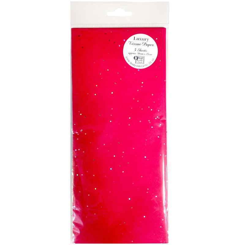 Christmas Tissue Paper Pack - Ruby Gemstone