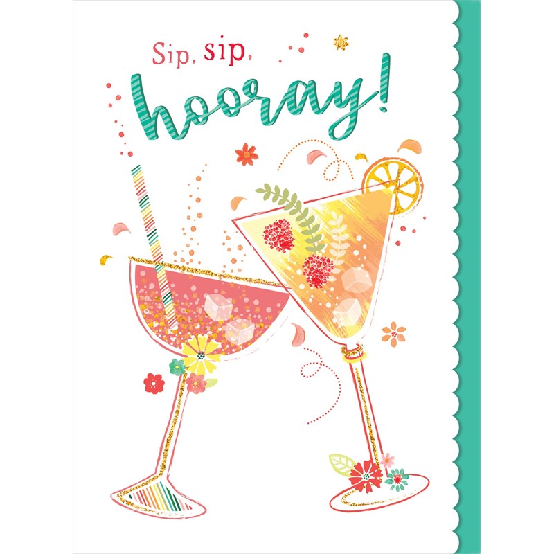 Beautiful Moments Card Collection - Cocktail Glasses