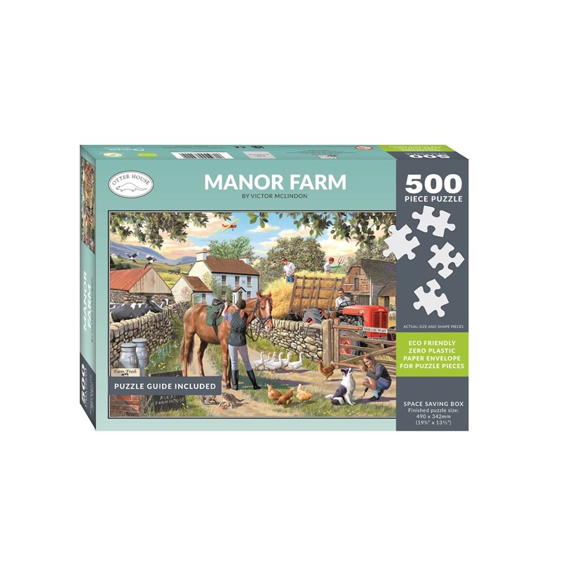 Manor Farm - 500 Piece Jigsaw Puzzle