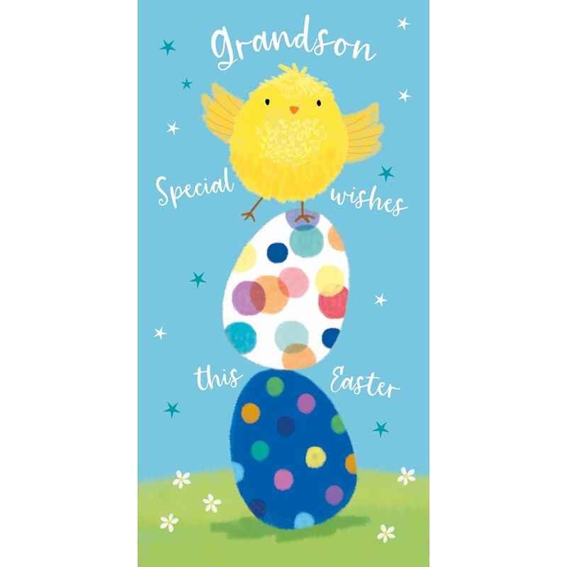 Easter Money Wallet Card - Grandson Chick
