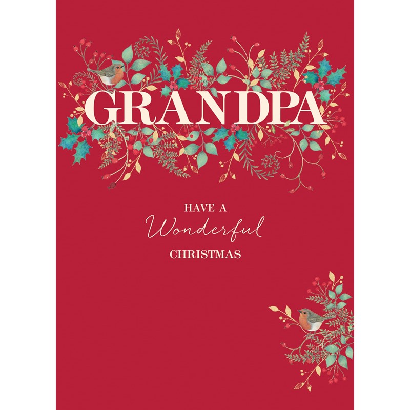 Christmas Card (Single) - Grandpa
