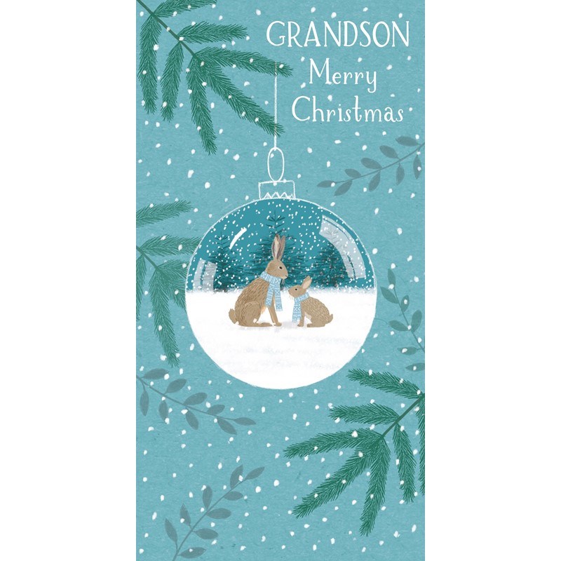 Christmas Card (Single) - Money Wallet  - Cute Grandson