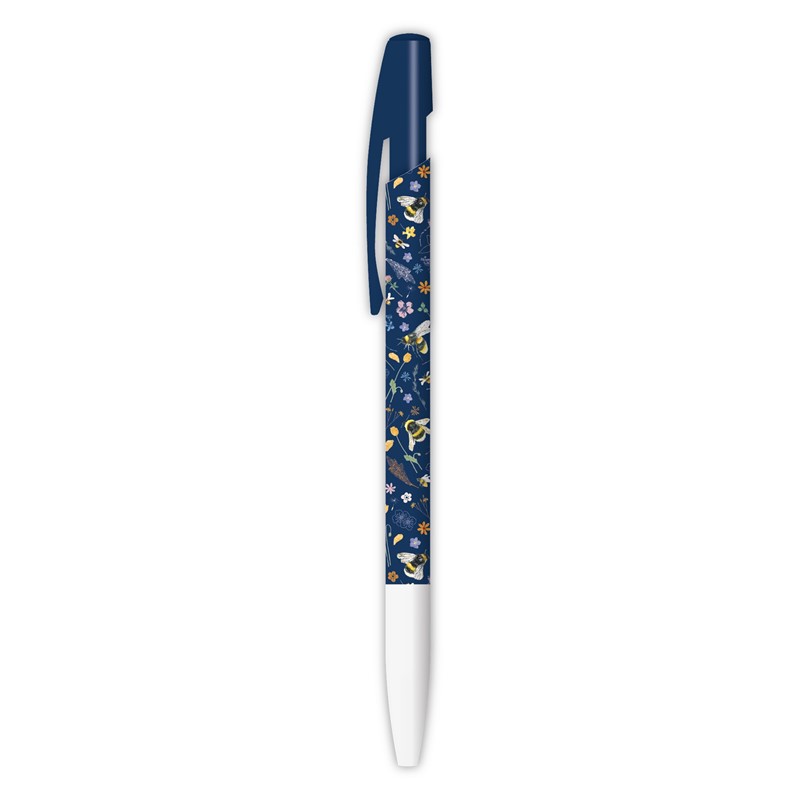 RSPB Beyond The Hedgerow Stationery - Pen - Bees Amongst Flowers