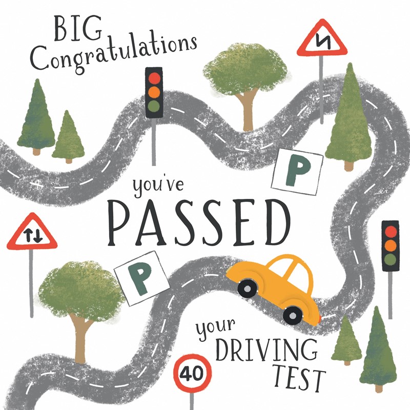 Congratulations Card - Driving Test