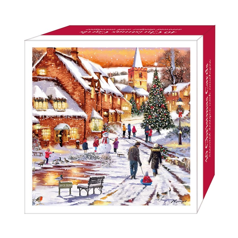 [Pre-Order] Assorted Christmas Cards - Sunset Scene