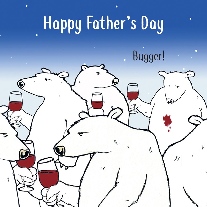 Fathers Day Card - Bugger