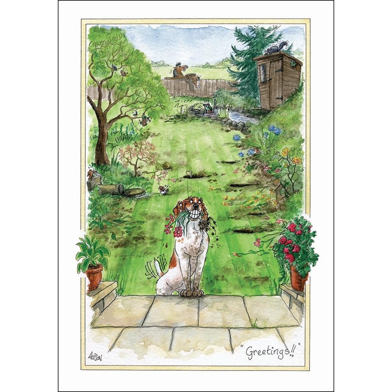 Alisons Animals Card - Greetings (Splimple - 150x210mm)