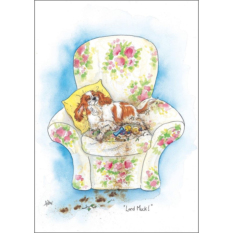 Alisons Animals Card - Lord Muck (Splimple - 150x210mm)