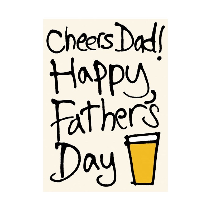 Father's Day Card - Cheers Dad!