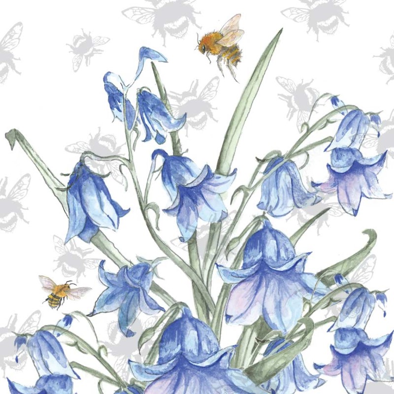 Bee-Tanical Card Collection - Bluebell