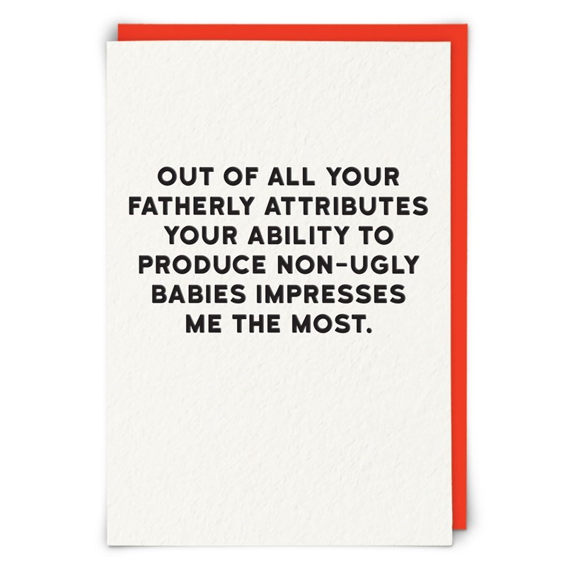 Father's Day Card - Attributes