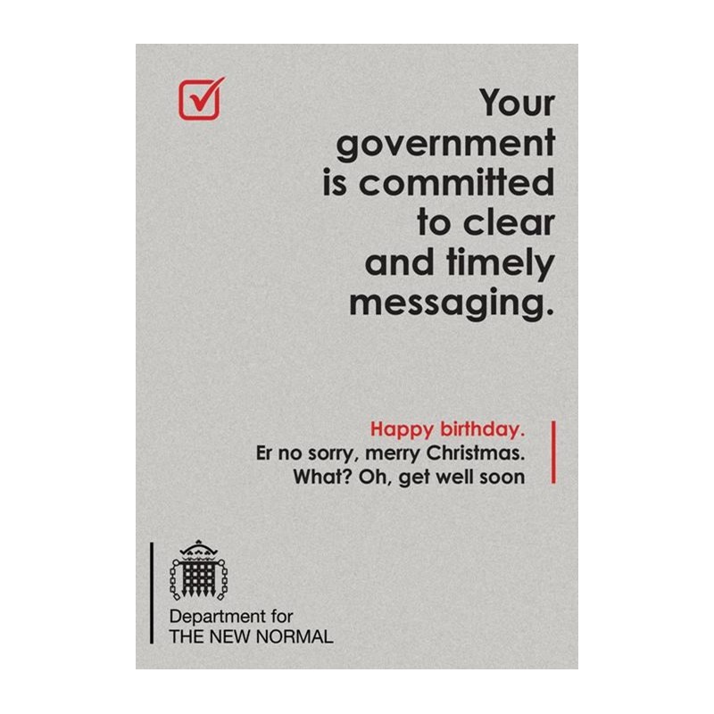 New Normal Card - Your government is committed (Splimple)
