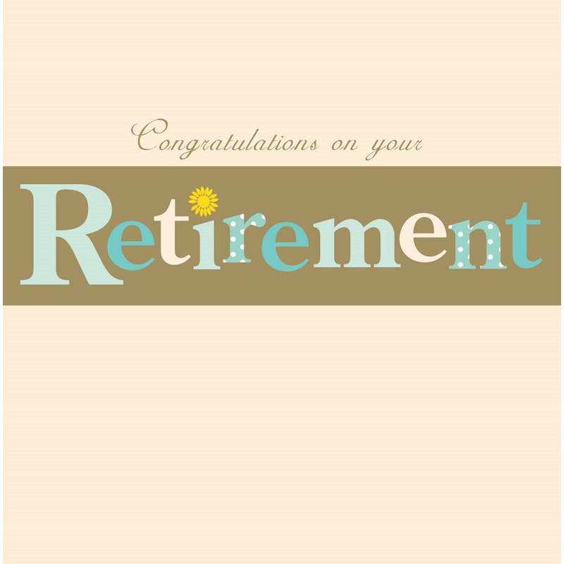 Retirement Card - Retirement