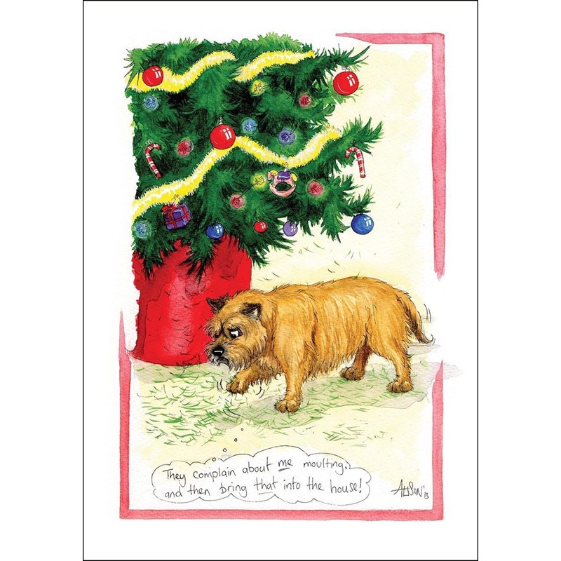 XMAS CARD - Alisons Animals - They complain about ME moulting (Splimple - 150x210mm)